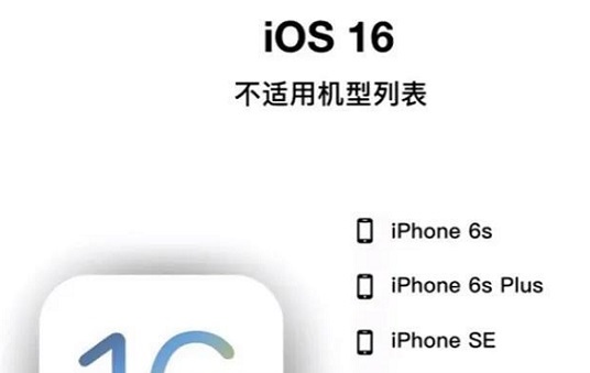ios16支持苹果6s吗详情